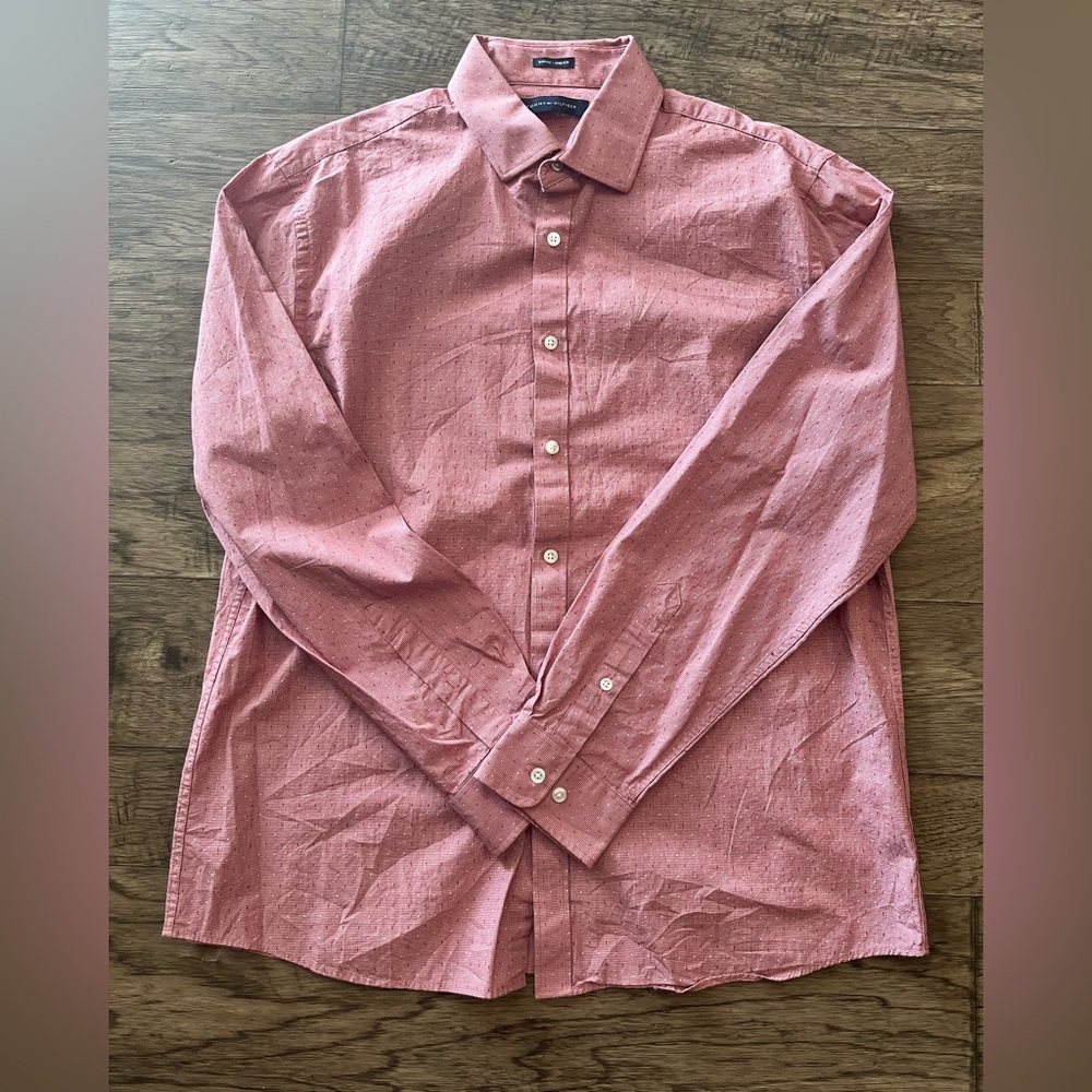 Tommy Hilfiger Red Button Down
